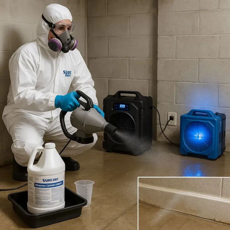 Sanitization and Odor Removal process in Mount Holly, NJ
